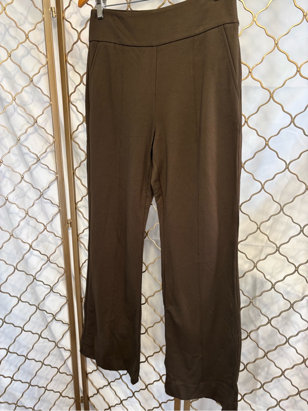 CAbi Olive-Brown Womens Stretch Dress Pants NWOT size 6, Beautiful High Quality